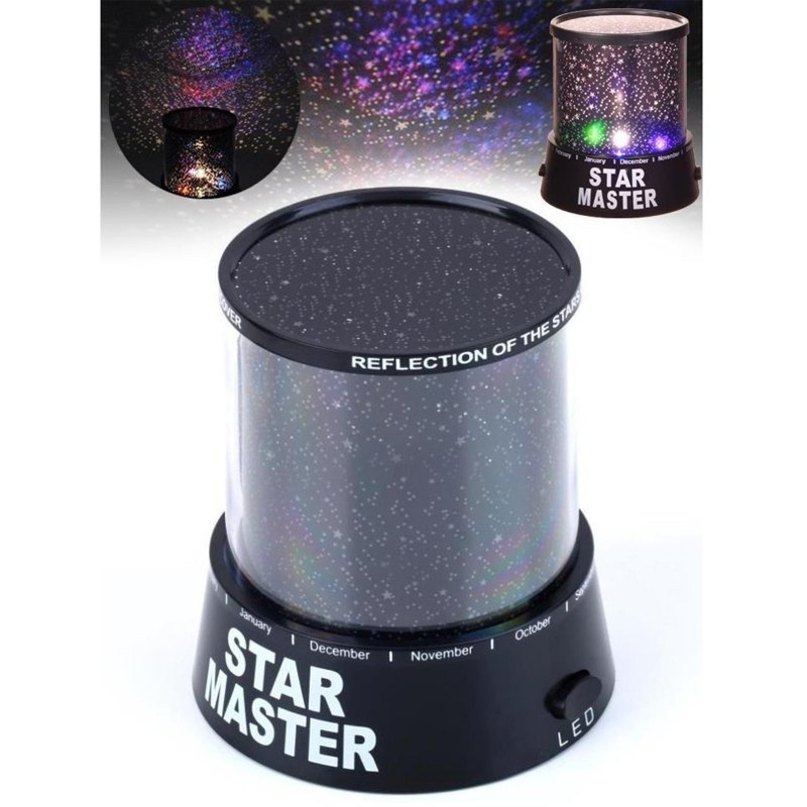 Светильник ночник детский ночное небо на батарейках Стар Мастер Star Master 130304