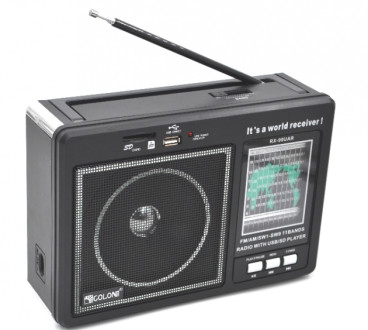 Радио радиоприемник mp3 GOLON RX-99UAR черный 196185
