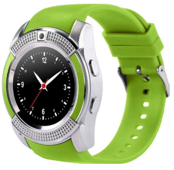 Умные смарт часы Smart Watch V8 Зеленые 184492