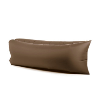 Надувной шезлонг диван матрас мешок Ламзак коричневый 149526