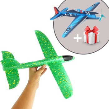 Детский планирующий самолетик 39 см +  самолетик с пропеллером