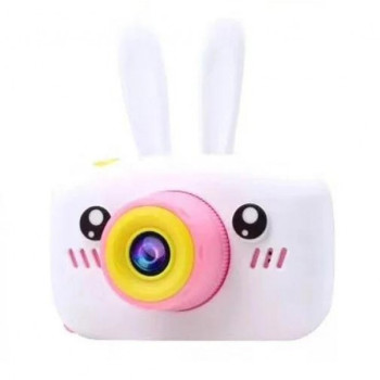 Детская фотокамера цифровой фотоаппарат Baby Photo Camera Rabbit с автофокусом Х-500 Белый 183142
