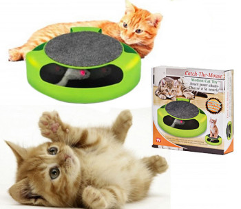 Интерактивная игрушка когтедерка для котов и кошек поймать мышку Catch The Mouse 150709