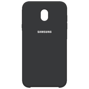 Чехол на телефон силиконовый Silicone Case Samsung Galaxy J730/J7 (2017) Black (4) 151789
