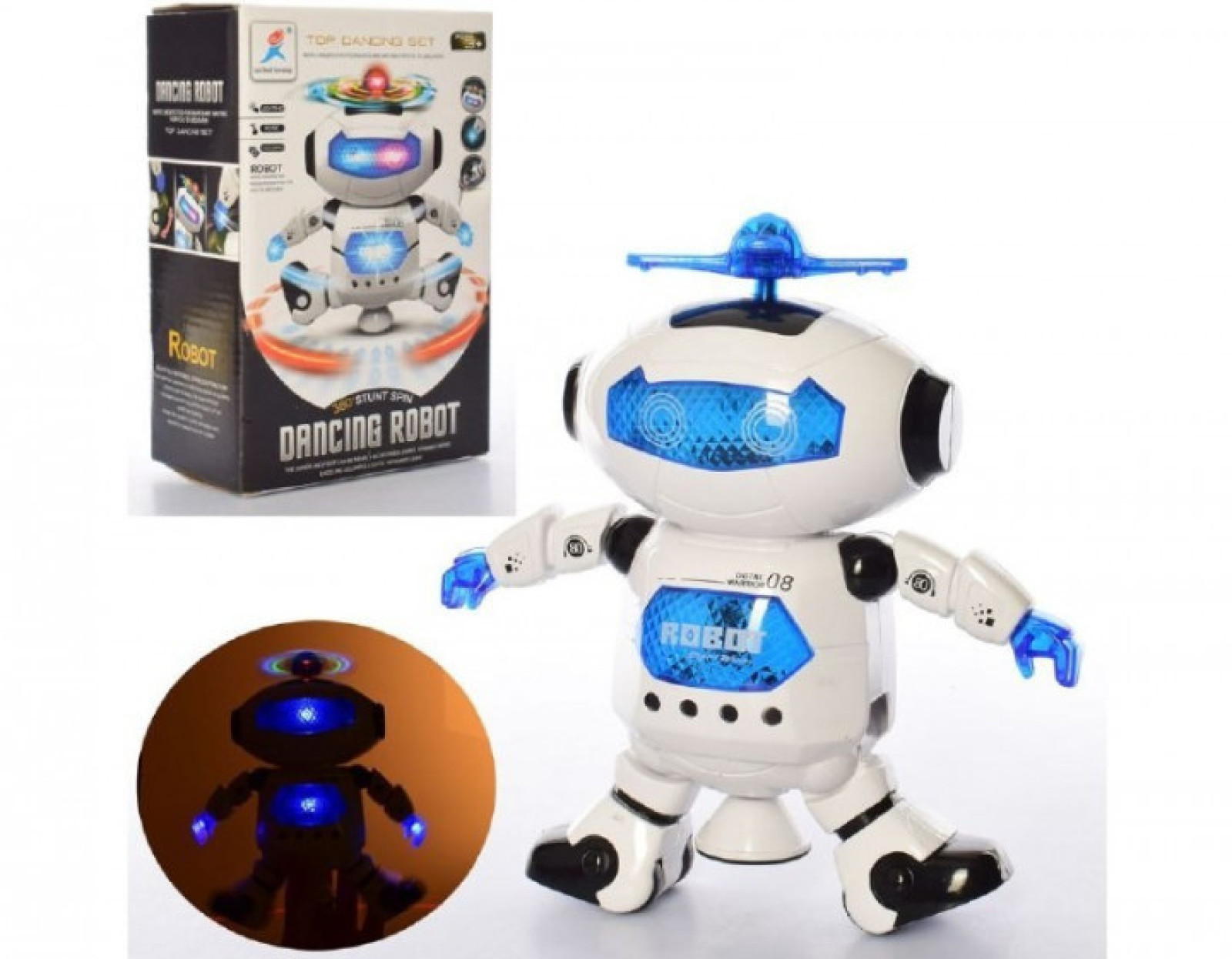 Dancing Robot 360 STURN SPIN Танцующий робот 198270