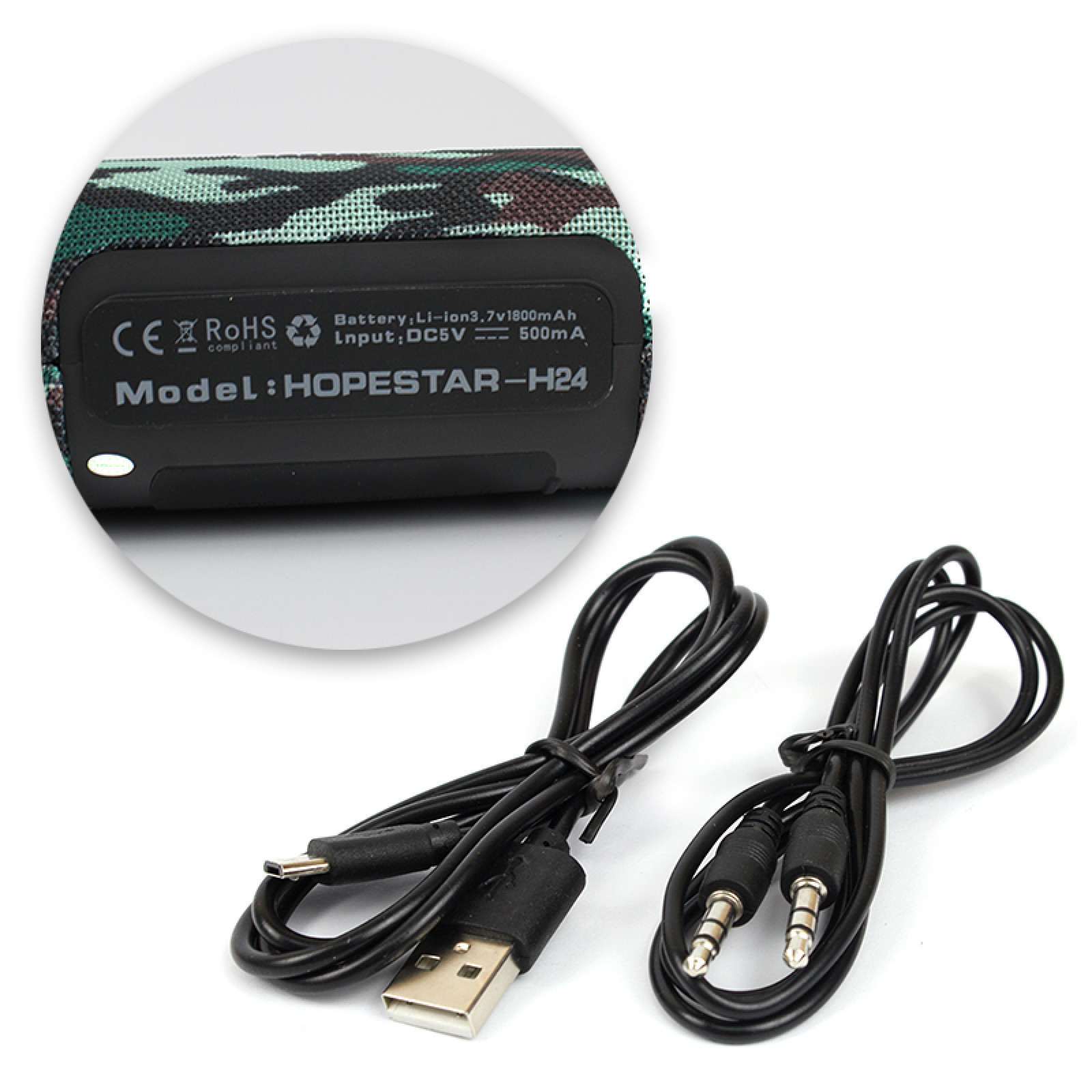 Портативная акустическая Bluetooth колонка Hopestar H24 камуфляж 140048