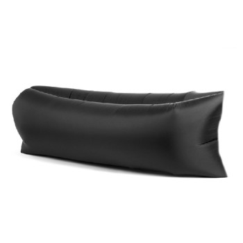 Надувной шезлонг диван матрас мешок Ламзак черный 149484