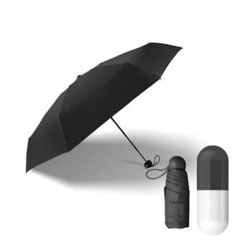 Компактный зонт-капсула Capsule Umbrella Черный 193902