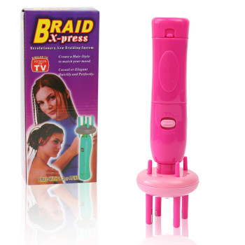 Прибор машинка для автоматического плетения косичек Braid X-press 152551