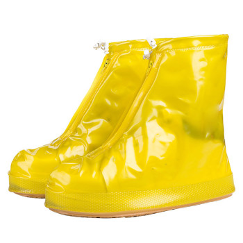 Дождевики для обуви, бахилы от дождя, чехлы для обуви Желтые Размер ХL 194425