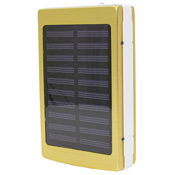 Внешняя портативная батарея Power Bank Solar PB 30000 NEW на солнечной батарее Золото184756