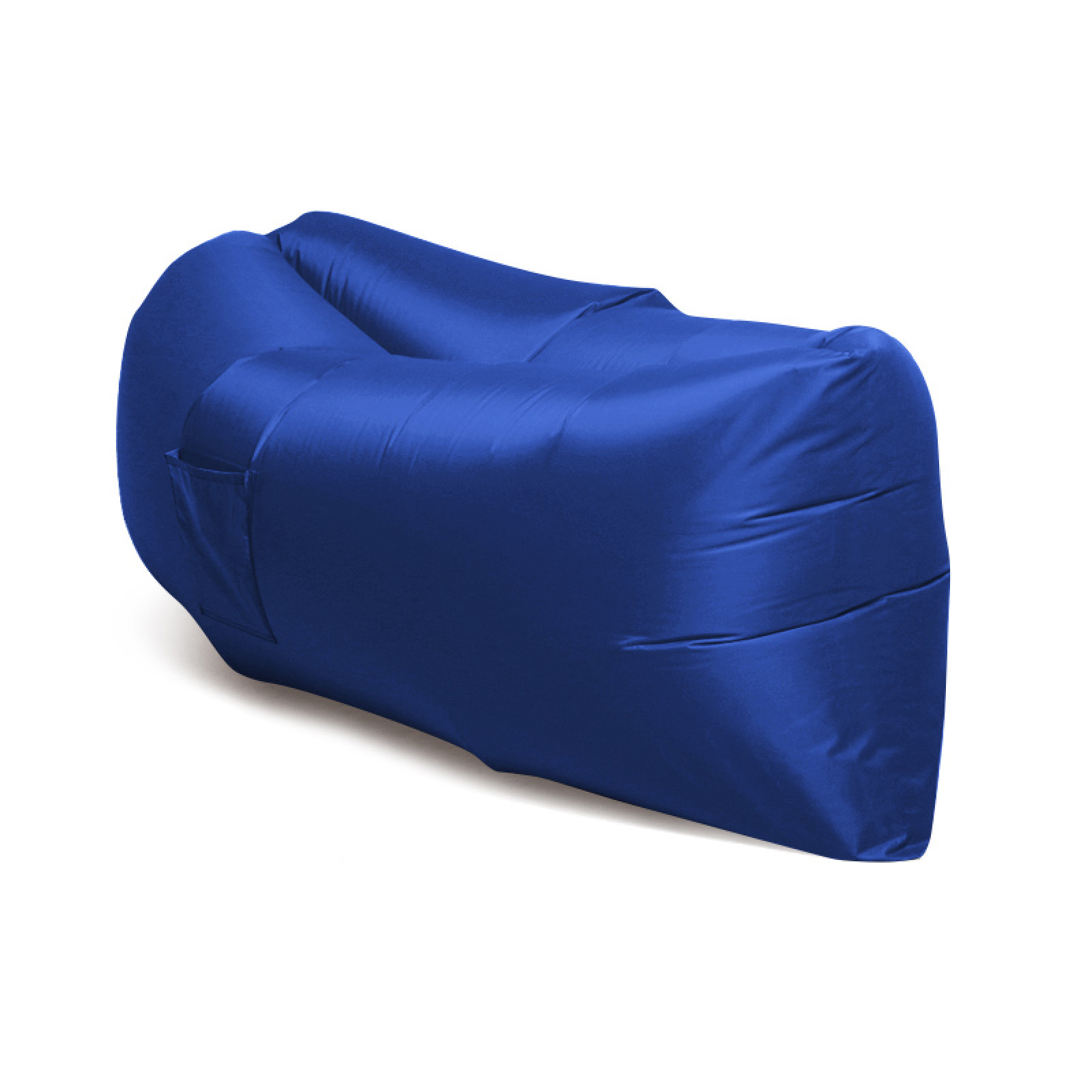 Надувной шезлонг диван матрас мешок Ламзак темно-синий 149762