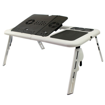 Столик для ноутбука раскладывающийся  с вентилятором E-Table LD-09 130457