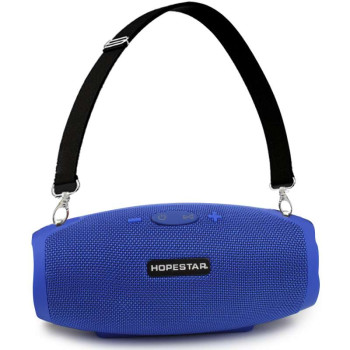Портативная акустическая Bluetooth колонка Hopestar H26 синяя 140067