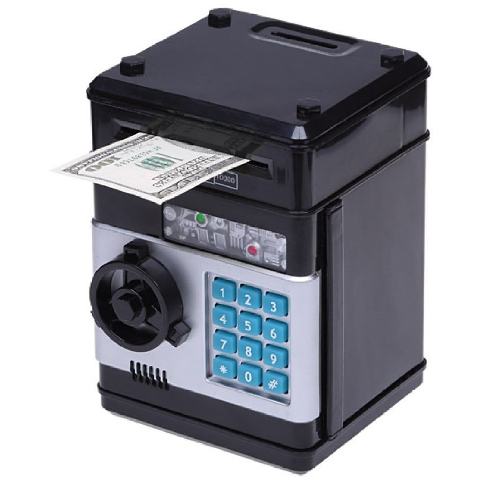 Копилка Сейф UKC электронная с кодовым замком для бумажных денег и монет 149596
