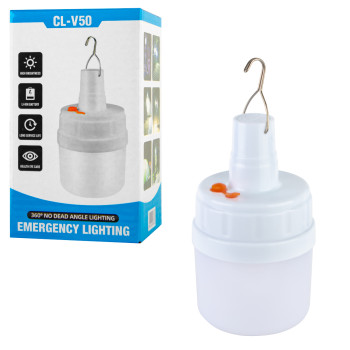 Лампа для кемпинга подвесная с аккумулятором BK 1820/7130 Белый АБС-пластик  207086