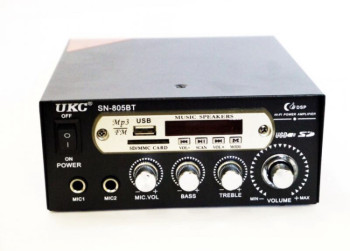 Двухканальный усилитель звука UKC SN-805U Stereo с пультом и караоке 60W 194327