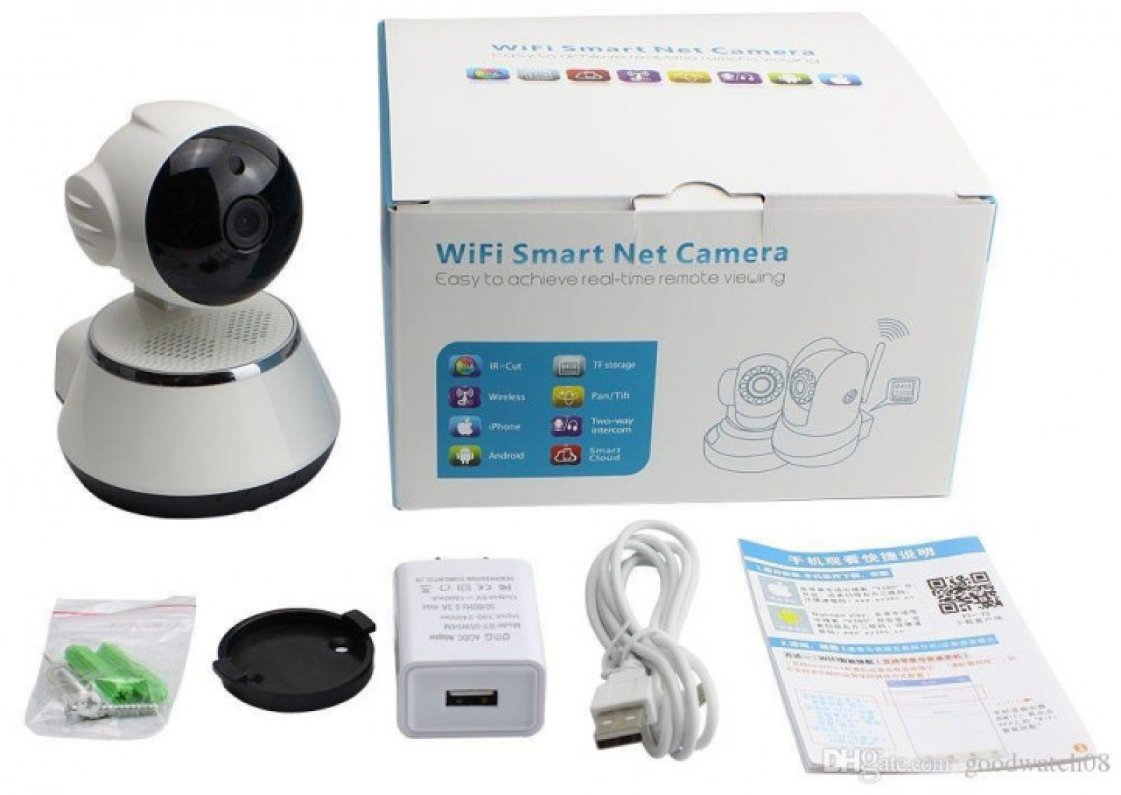 Камера видеонаблюдения Wi-Fi IP профессиональная панорамная камера V380-Q6 360 градусов 152564