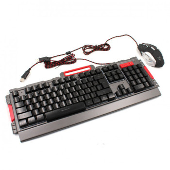 Клавиатура LED GAMING KEYBOARD с мышкой K33 Черная 179312