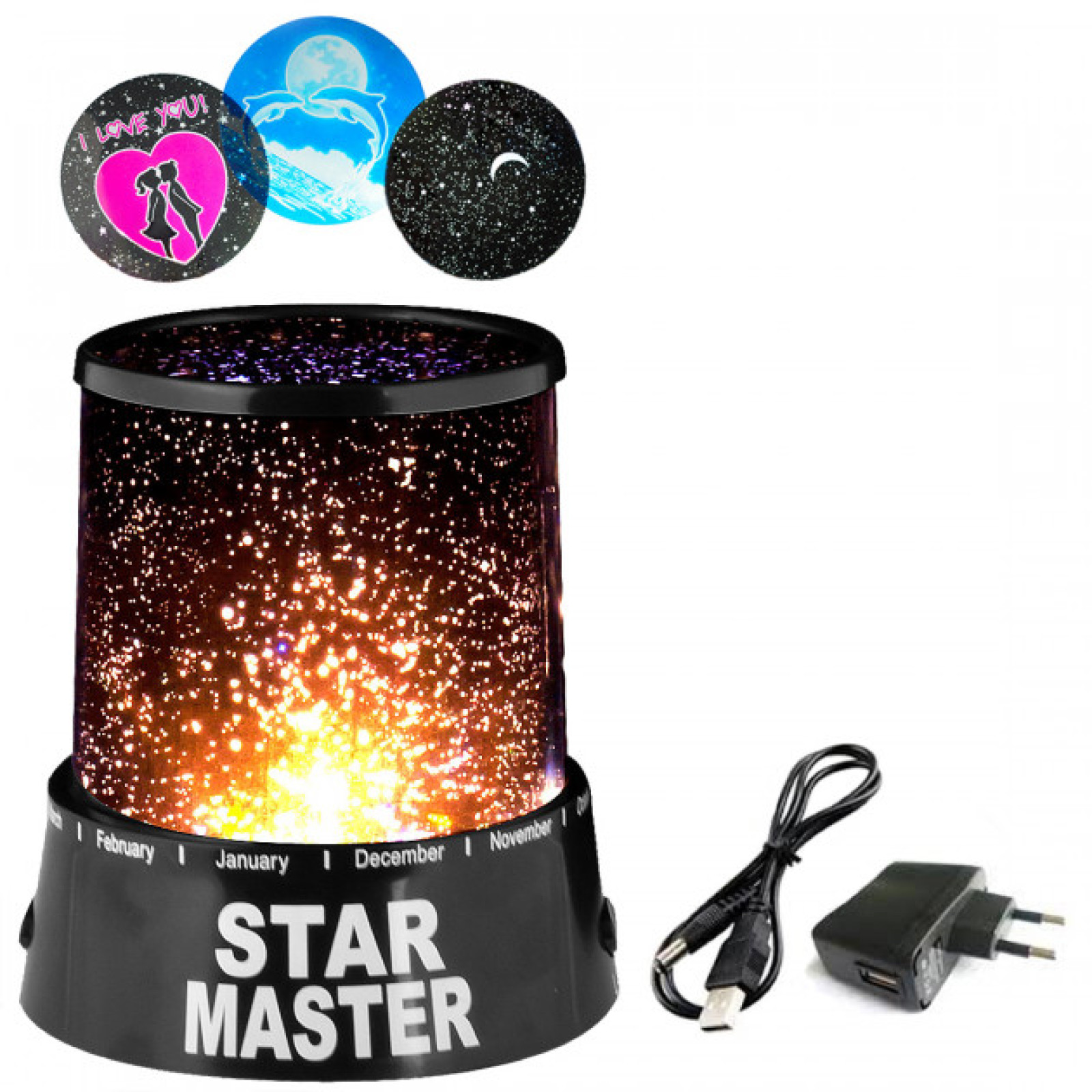 Детский светильник ночное небо с аккумулятором Star Master Gizmos 154124