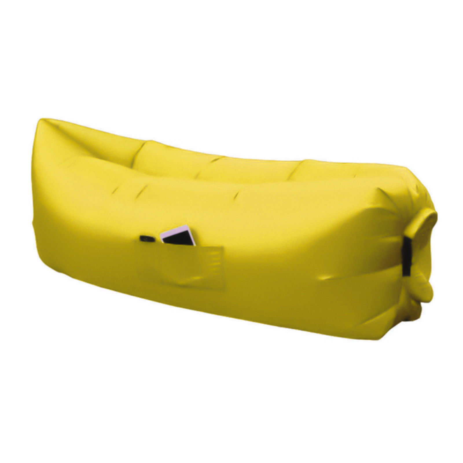Надувной матрас Ламзак AIR SOFA GOOD TAKE-1 с карманом 235 см желтый 150103