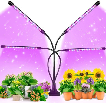 Фитолампа светильник для выращивания растений FITOLAMP, 4 LED 207392