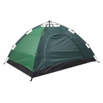 Палатка походная туристическая с автоматическим каркасом 230*230*150(H) 6-ти местная UKC зеленая 183281