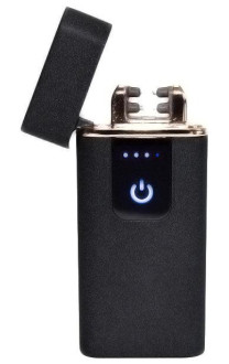 Зажигалка электроимпульсная с зарядкой от USB 750 5402 Черная 179861