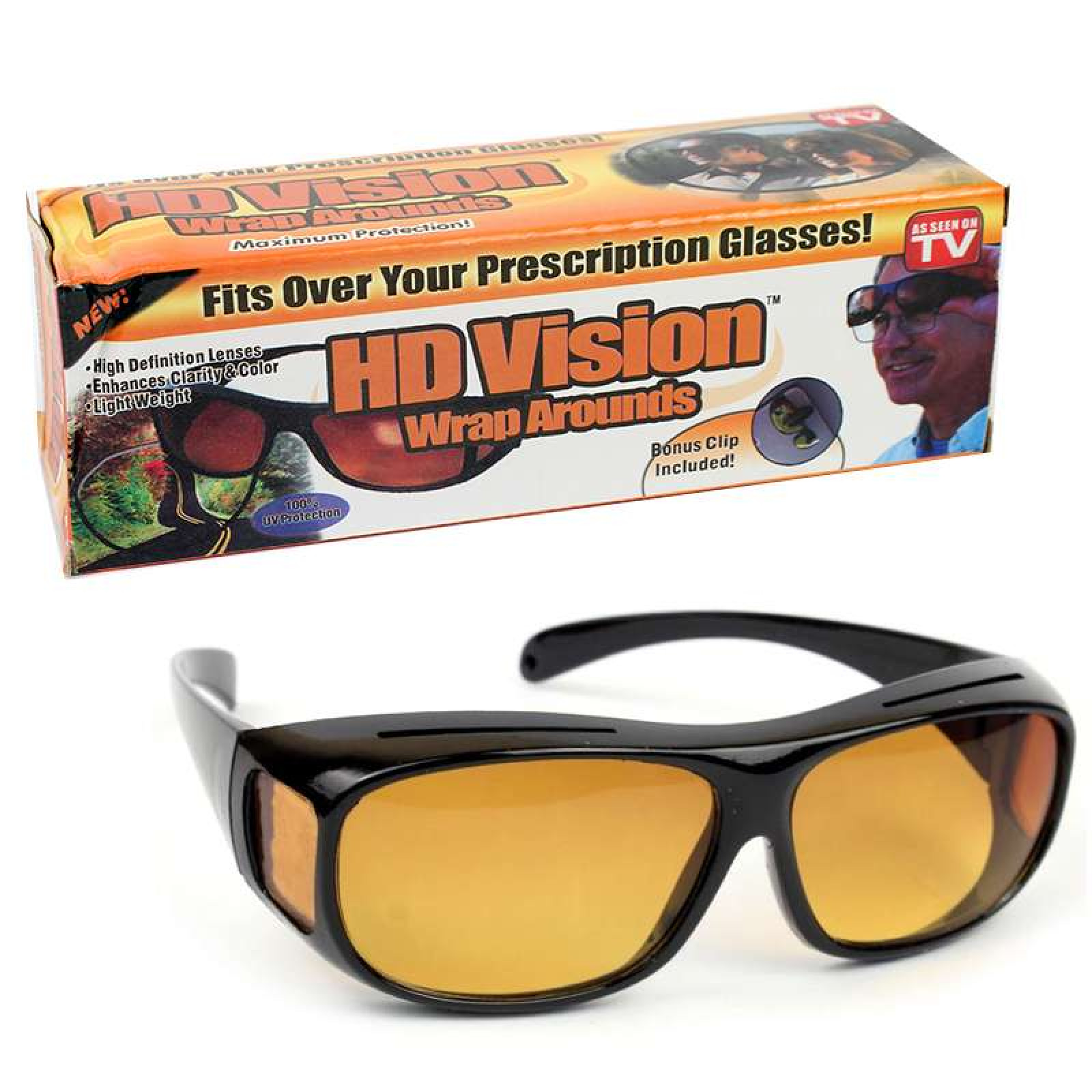 Антибликовые очки для водителей HD Vision Wrap Arounds 141129
