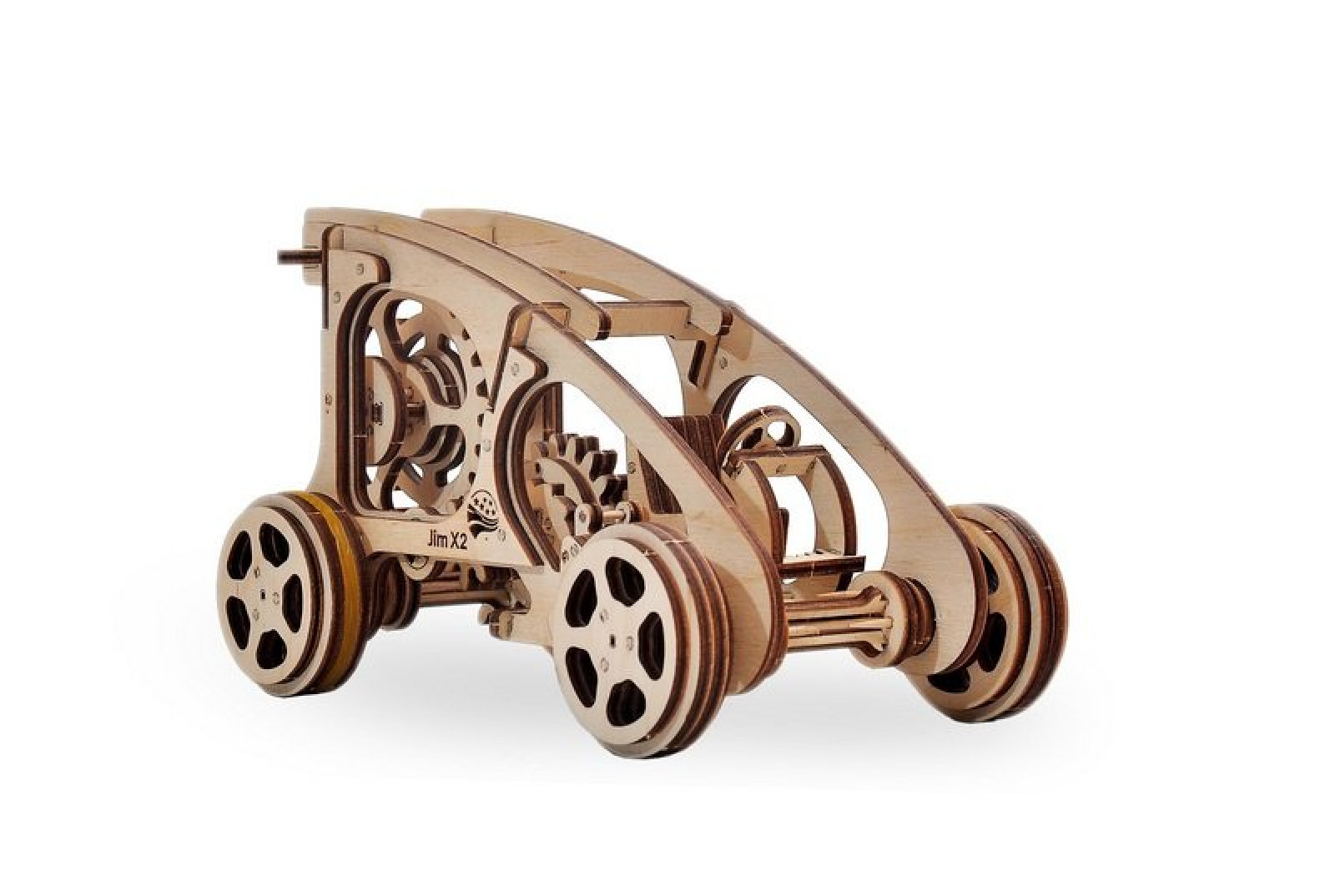 3D деревянный сборный механический конструктор Wood Trick Багги 129873