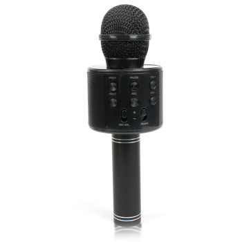 Микрофон караоке Bluetooth WS-858 black чёрный 141122