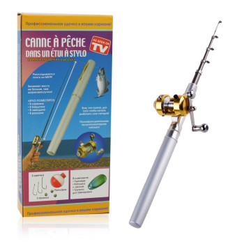 Карманная мини удочка в форме ручки Fishing Rod 150259