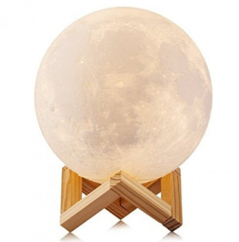 Настольный светильник ночник Луна 13 см Magic 3D Moon Light Touch Control 179845