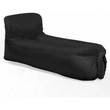 Надувной диван матрас мешок Ламзак с подушкой Черный 194016