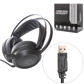 Наушники проводные игровые с микрофоном Game Headset C1-USB черный 156021