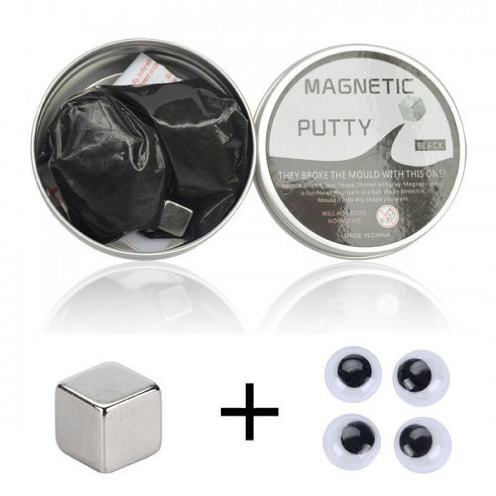 Магнитный пластилин Magnetic Putty Черный 182257