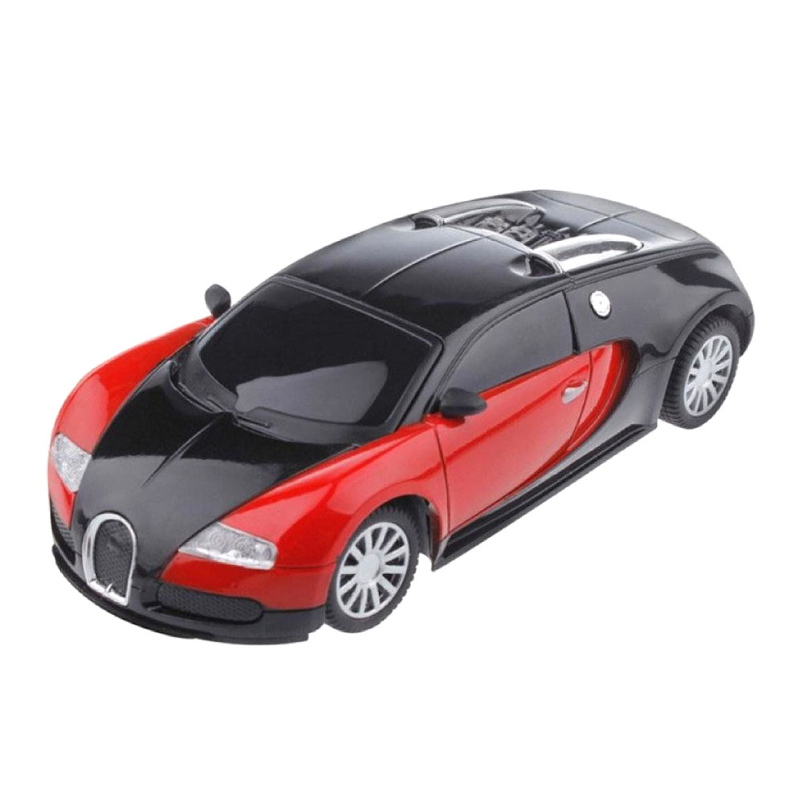 Машинка трансформер с пультом Bugatti Robot Car Size 1:12 Красная 184185