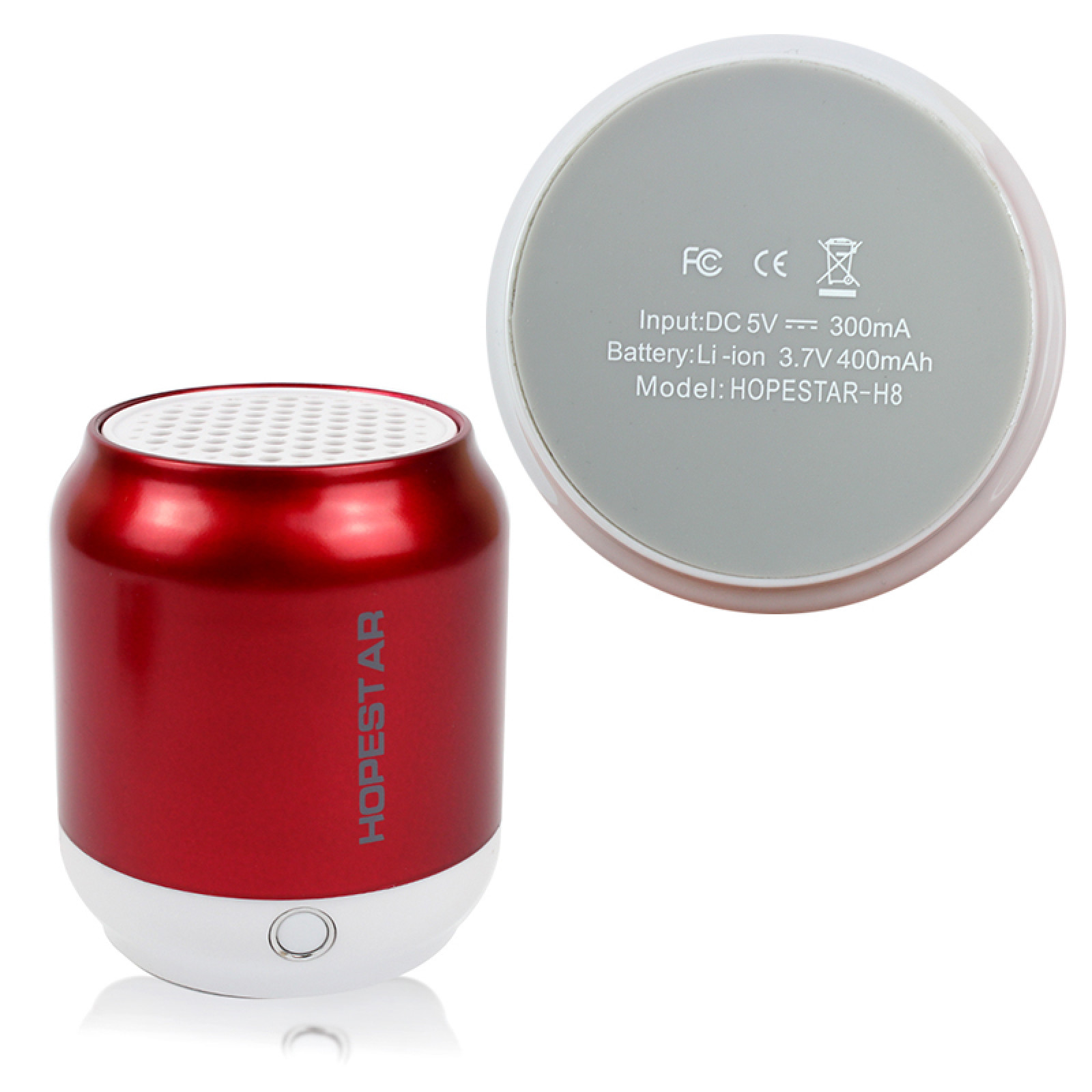 Портативная акустическая Bluetooth колонка Hopestar H8 красная 140091