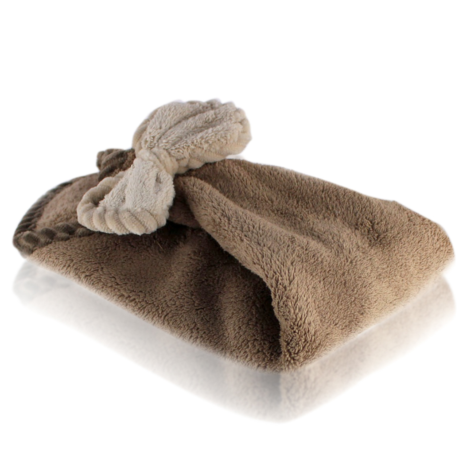 Махровое полотенце для рук Бантик 34х34 см SH88223 коричневое 132176