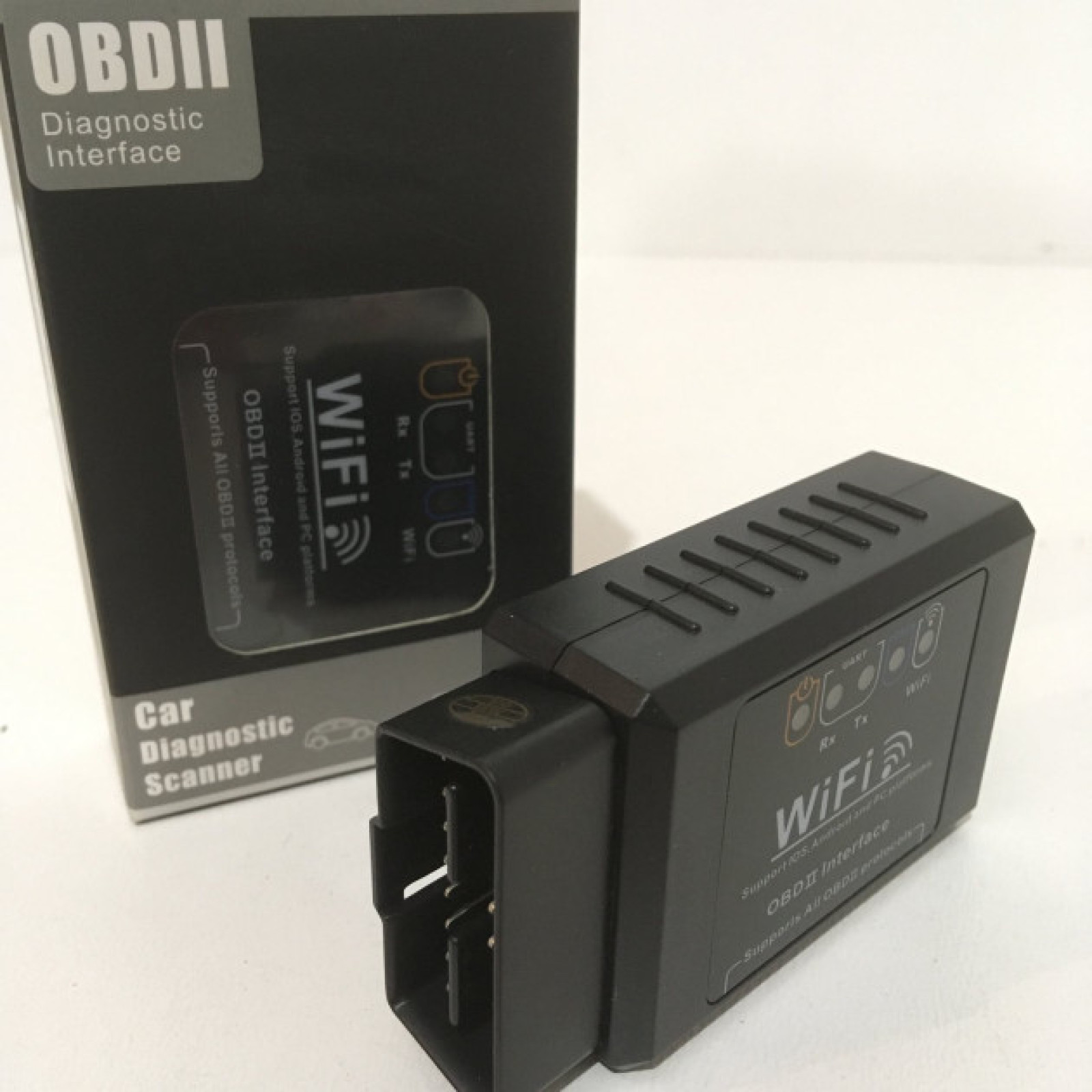 Автосканер ELM327 адаптер для диагностики автомобиля OBD2 Wi-Fi 181229
