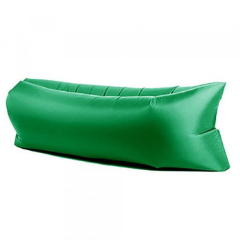 Надувной шезлонг диван матрас мешок Ламзак темно-зеленый 149524