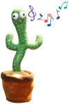 Музыкальная игрушка танцующий кактус Dancing Cactus кактус в вазоне 34 см Зеленый 194370