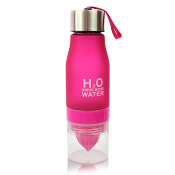 Бутылка соковыжималка H2O малиновая 149952