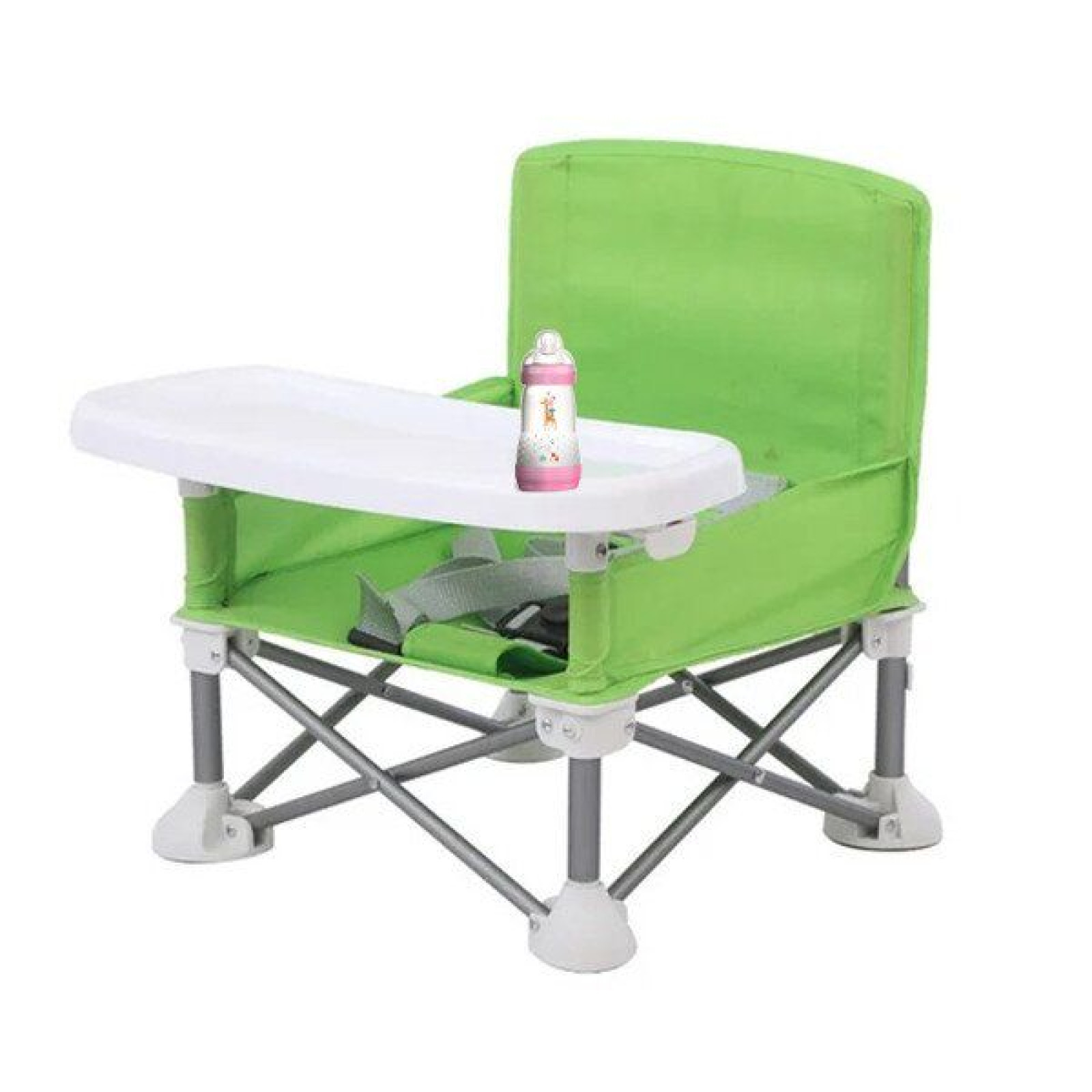 Складной детский стульчик-столик для кормления Baby seat Зеленый 184646