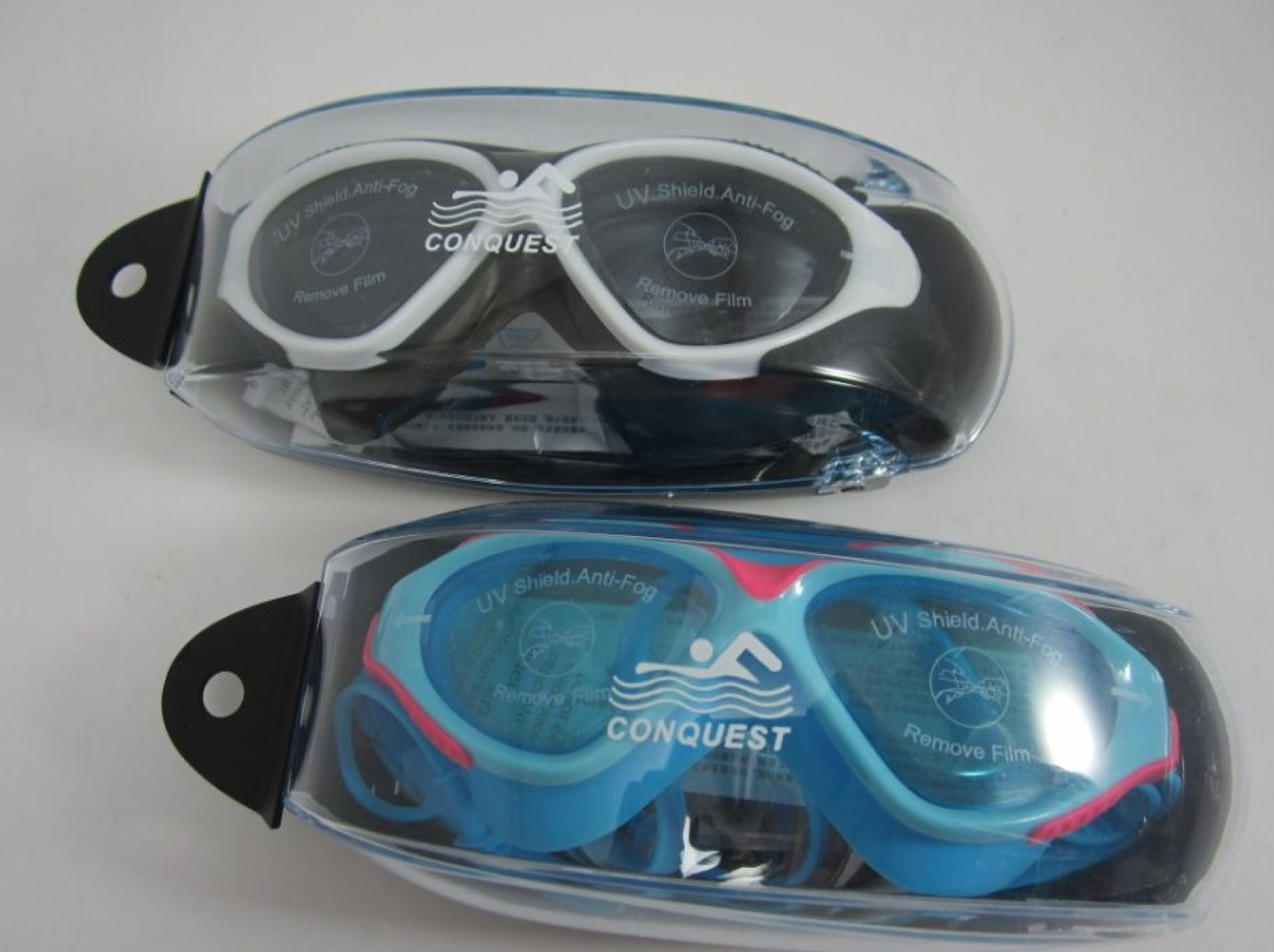 Очки для плаванья Conquest anti-fog защита Белые 196293