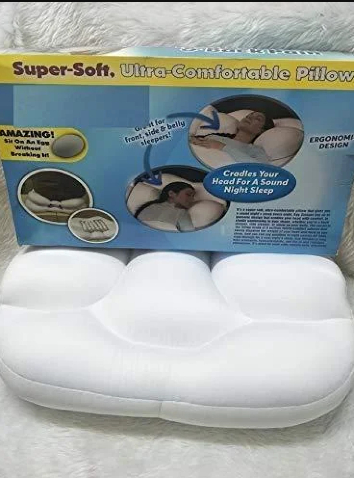Анатомическая подушка для сна Egg Sleeper 152934