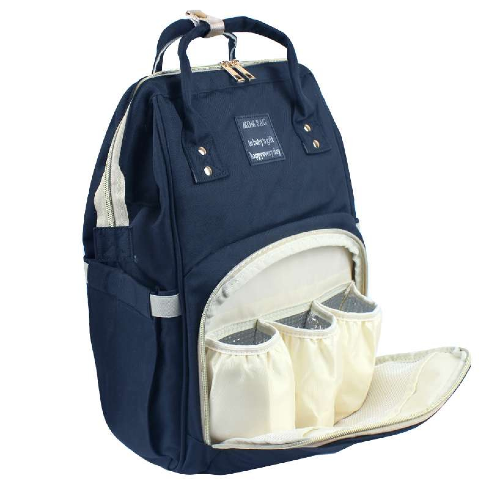 Сумка-рюкзак мультифункциональный органайзер для мамы Mummy Bag темно-синий 141176
