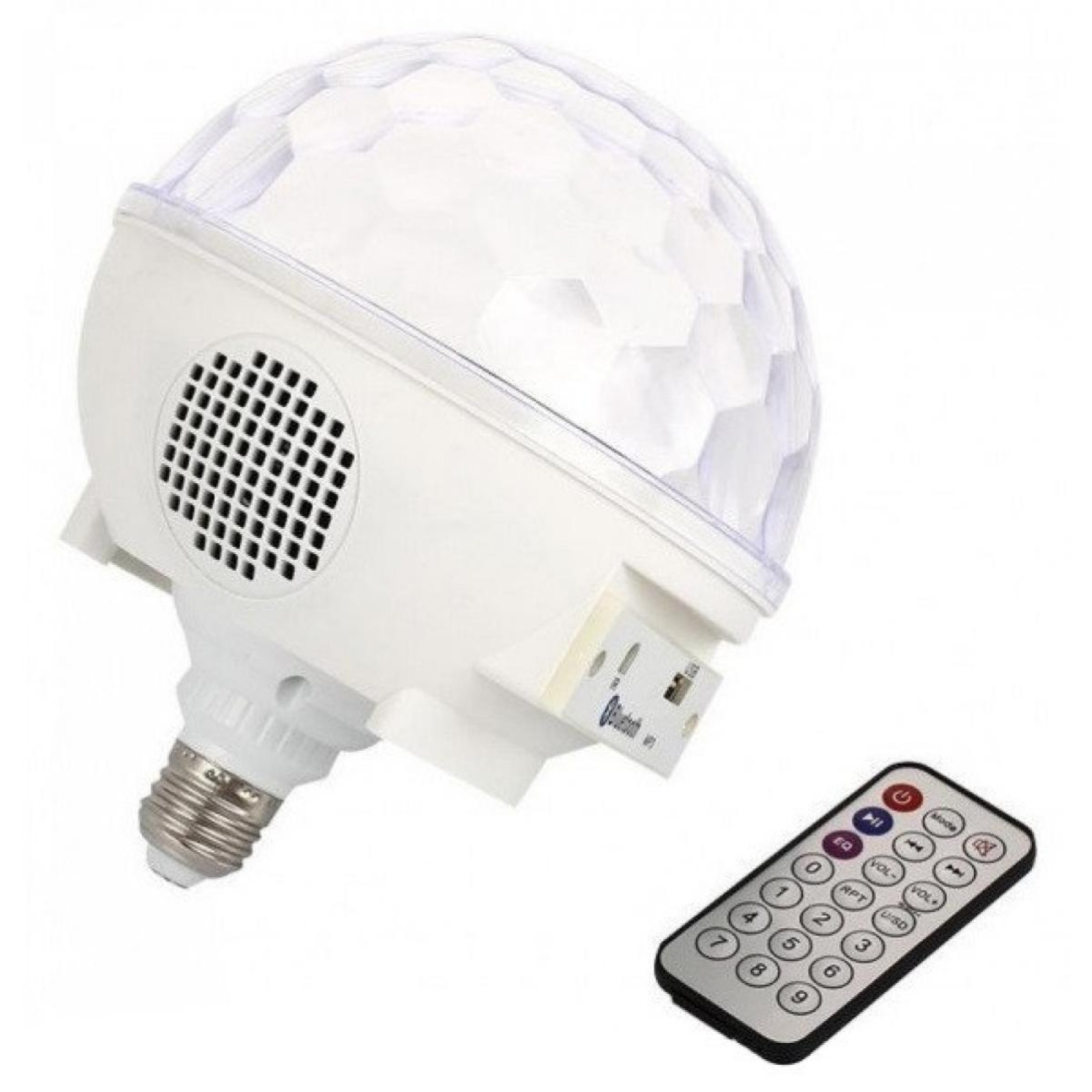 Диско шар в патрон GBX LED Crystal magic ball light E27 997 BT Bluetooth 179794