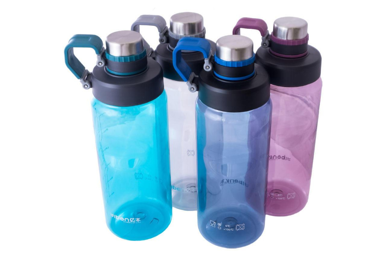 Бутылка для воды прозрачная Elite - 1000 мл 201072