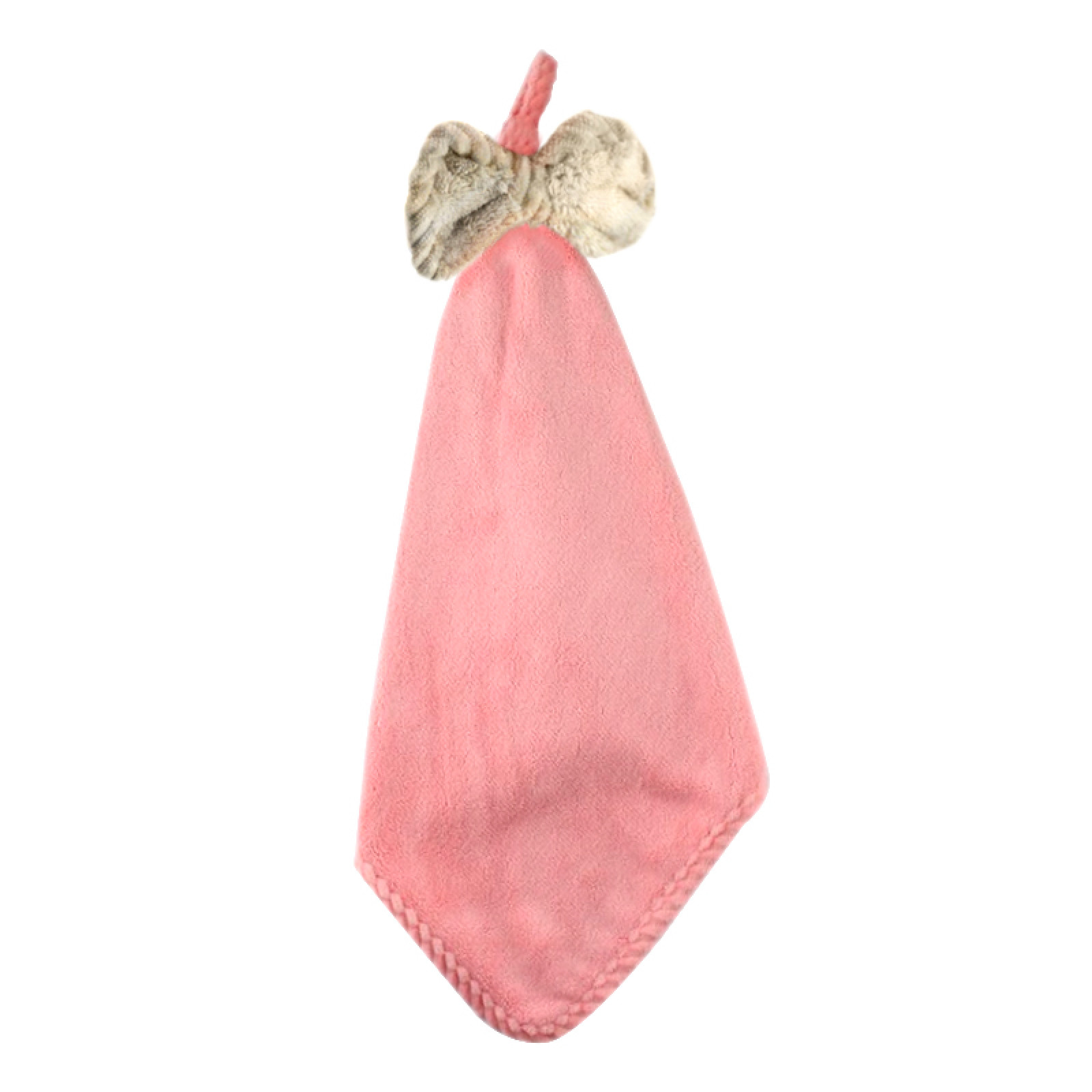 Махровое полотенце для рук Бантик 34х34 см SH88223 розовое 149138
